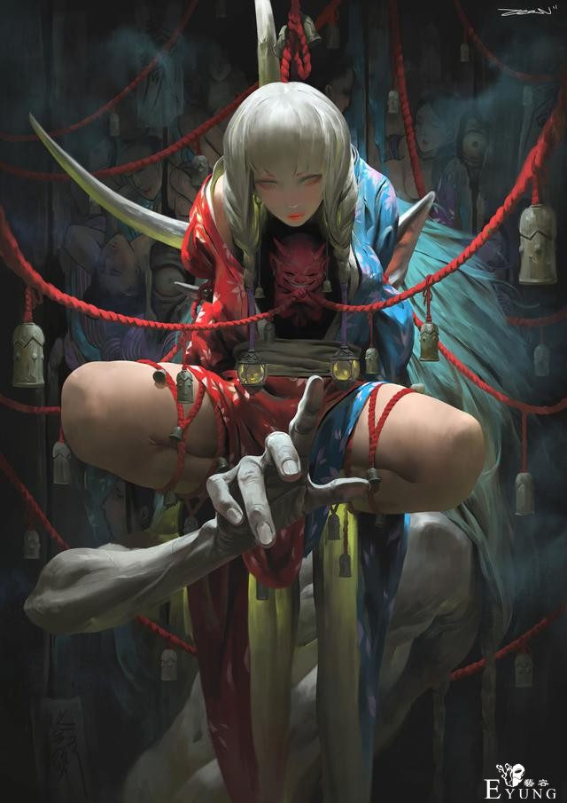 好奇特的画风！马来西亚画师的插画风格透出一种奇怪诡异的感觉-5.jpg