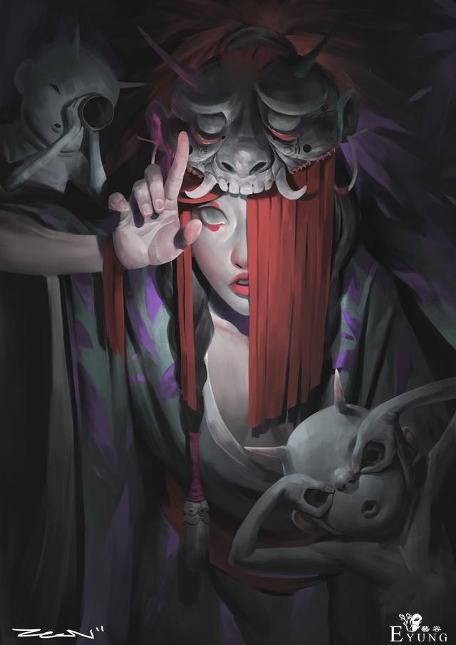 好奇特的画风！马来西亚画师的插画风格透出一种奇怪诡异的感觉-12.jpg