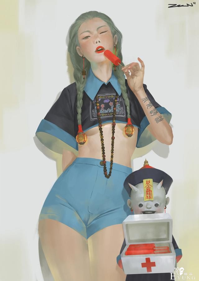 好奇特的画风！马来西亚画师的插画风格透出一种奇怪诡异的感觉-15.jpg