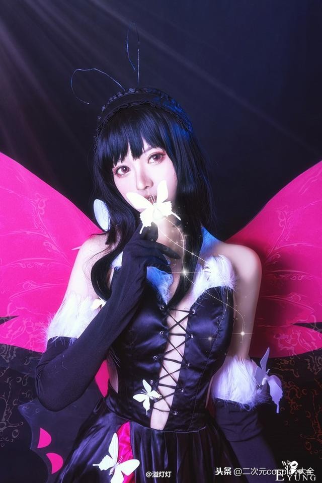 《加速世界》黑雪姬cos，漂亮清艳，学姐的笑容由我守护！-1.jpg