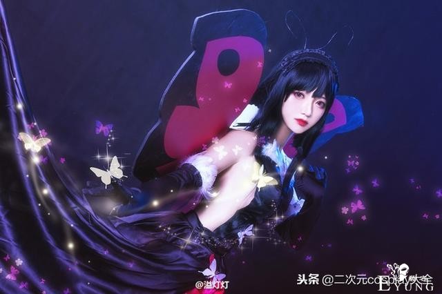 《加速世界》黑雪姬cos，漂亮清艳，学姐的笑容由我守护！-2.jpg