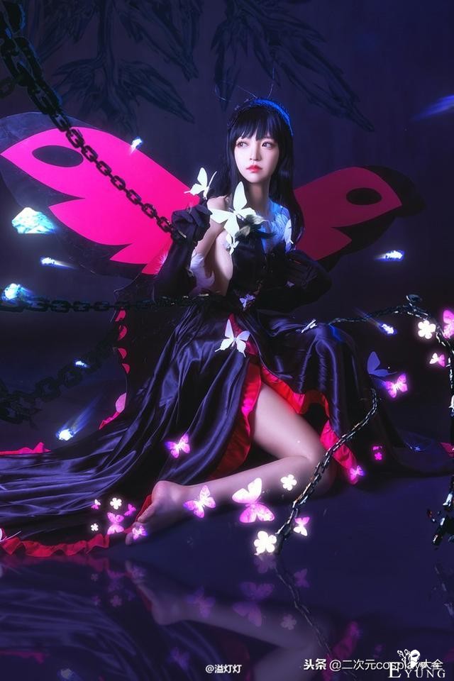 《加速世界》黑雪姬cos，漂亮清艳，学姐的笑容由我守护！-7.jpg