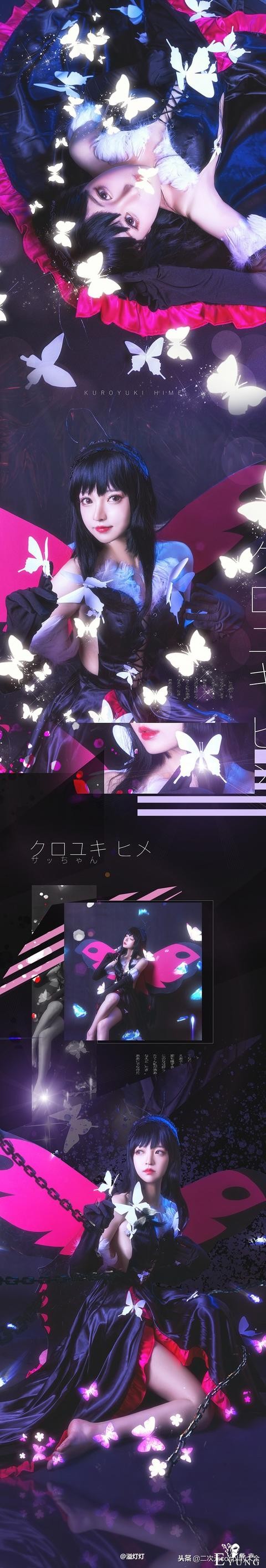 《加速世界》黑雪姬cos，漂亮清艳，学姐的笑容由我守护！-10.jpg