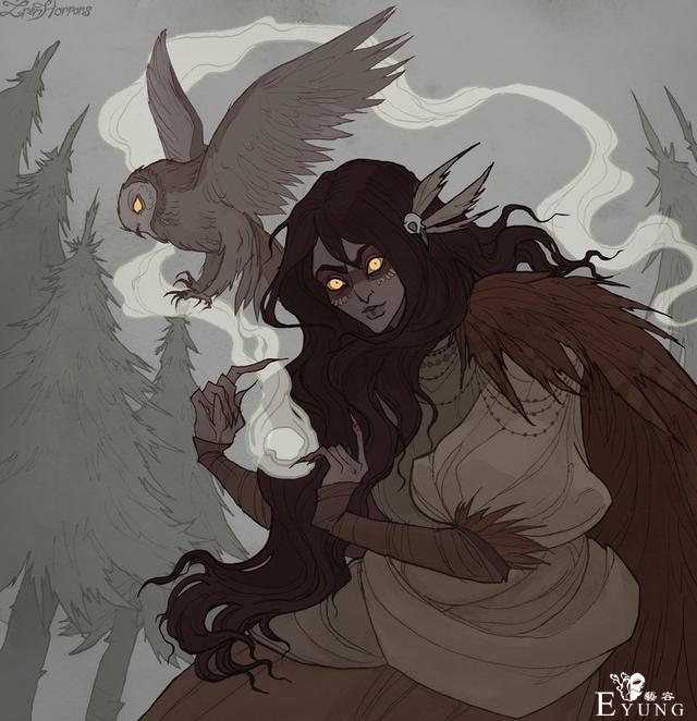 俄罗斯插画师的一组颇具个性的插画作品！充满了浓浓的哥特风格-3.jpg