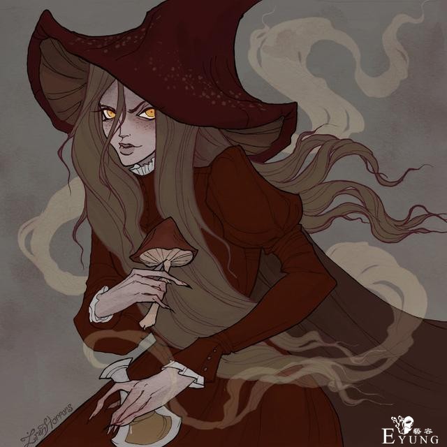 俄罗斯插画师的一组颇具个性的插画作品！充满了浓浓的哥特风格-7.jpg