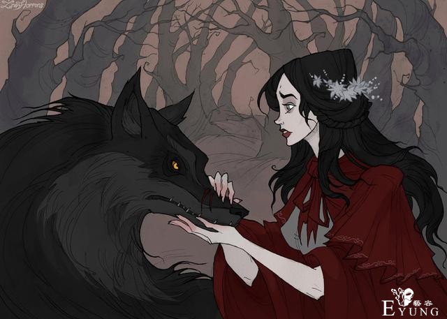 俄罗斯插画师的一组颇具个性的插画作品！充满了浓浓的哥特风格-16.jpg