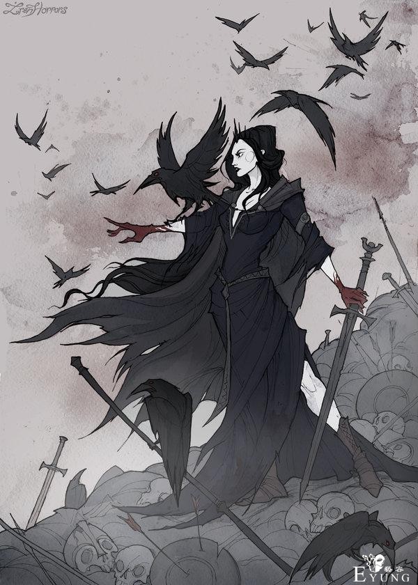 俄罗斯插画师的一组颇具个性的插画作品！充满了浓浓的哥特风格-22.jpg