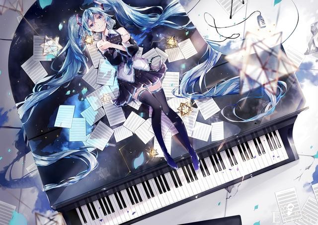 日本插画师豆之素的一组漂亮同人插画欣赏！这个画师是个初音粉哦-4.jpg