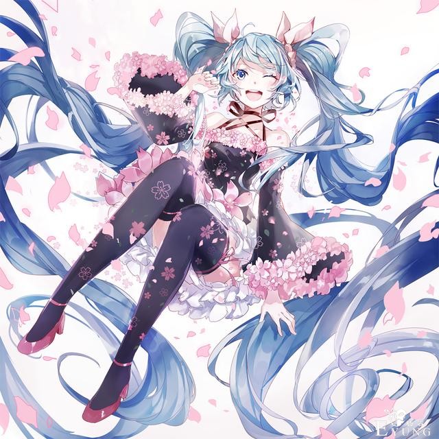 日本插画师豆之素的一组漂亮同人插画欣赏！这个画师是个初音粉哦-6.jpg