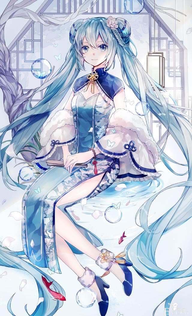 日本插画师豆之素的一组漂亮同人插画欣赏！这个画师是个初音粉哦-11.jpg