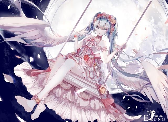 日本插画师豆之素的一组漂亮同人插画欣赏！这个画师是个初音粉哦-16.jpg