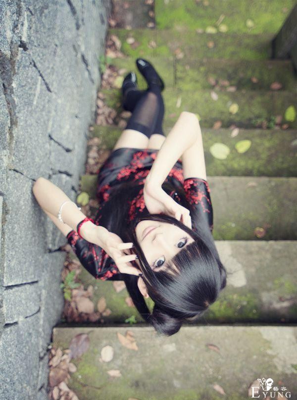 青春美少女 二次元 中国古风 cosplay 可爱旗袍双马尾小萝莉2-2.jpg