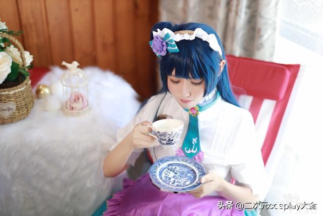 伪娘小哥哥cos津岛善子，清秀靓丽，情人节未觉醒女仆-16.jpg