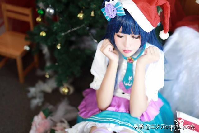 伪娘小哥哥cos津岛善子，清秀靓丽，情人节未觉醒女仆-19.jpg