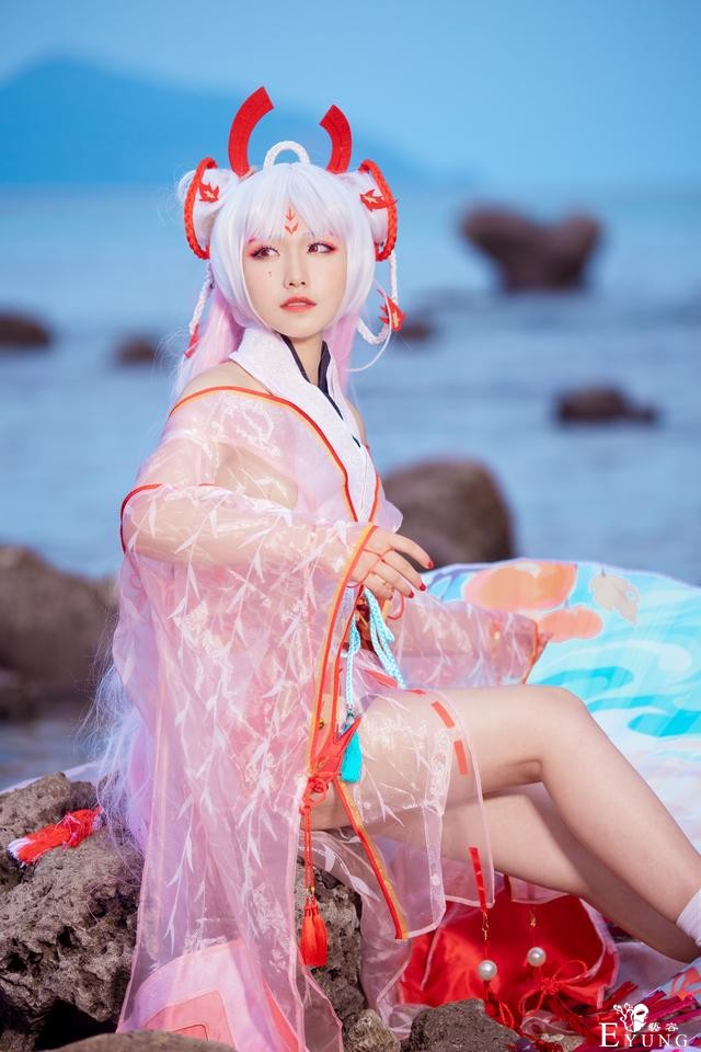 三组漂亮COSER扮演的游戏《阴阳师》角色“不知火”！颜值很高-6.jpg