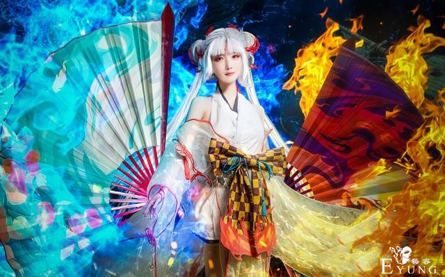 三组漂亮COSER扮演的游戏《阴阳师》角色“不知火”！颜值很高-12.jpg