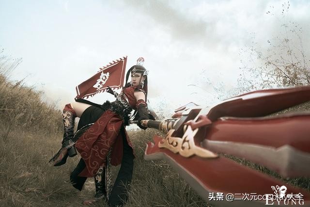 不负铠甲，不恋红妆：《剑网三》天策破虏军娘cos-13.jpg