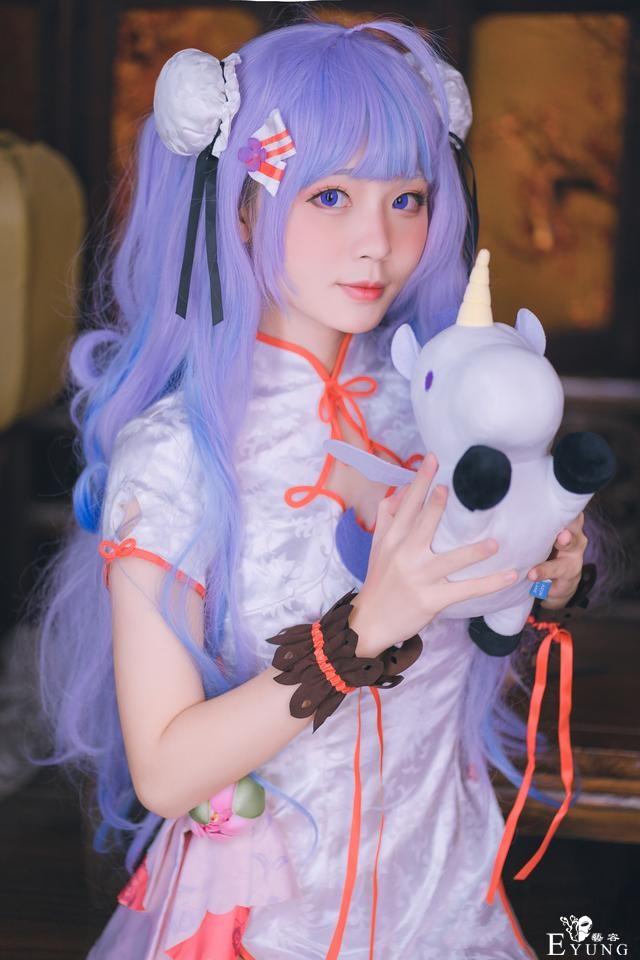 三组国人妹子COS的《碧蓝航线》角色独角兽！都是可爱的旗袍装哦-14.jpg