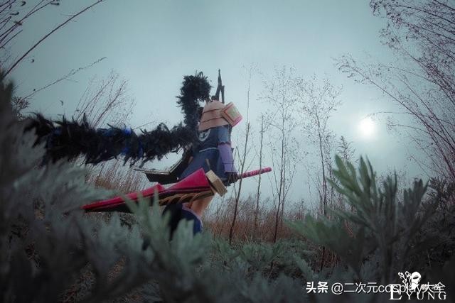 《阴阳师》妖刀姬觉醒cos，女神与武士盔甲的碰撞，美丽且帅气-1.jpg