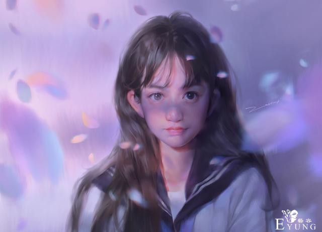 一组光影运用十分唯美的插画作品欣赏！画技出色人物造型十分美型-3.jpg