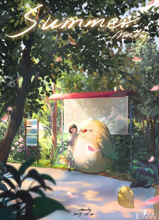 一组光影运用十分唯美的插画作品欣赏！画技出色人物造型十分美型-11.jpg