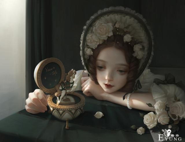 一组光影运用十分唯美的插画作品欣赏！画技出色人物造型十分美型-15.jpg