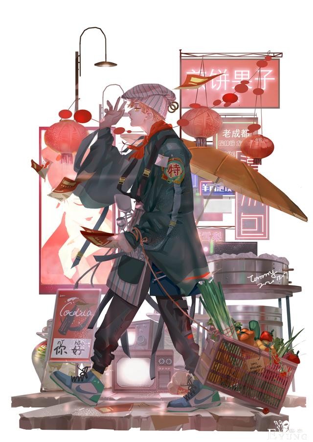 一组画风不错的国产插画作品欣赏！风格多样画技出色让人赏心悦目-3.jpg