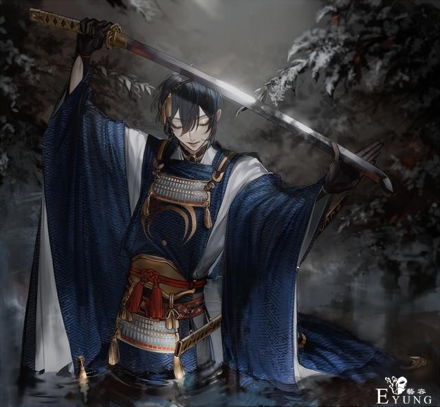 来自日本插画师“AU”的一组帅气人物插画欣赏！造型十分有个性-2.jpg