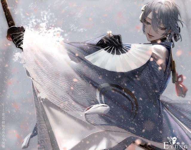 来自日本插画师“AU”的一组帅气人物插画欣赏！造型十分有个性-8.jpg