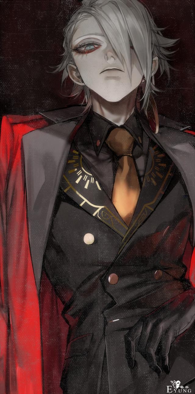 来自日本插画师“AU”的一组帅气人物插画欣赏！造型十分有个性-18.jpg