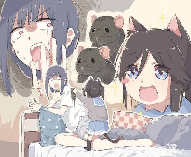 画师画出了和猫咪女儿的日常，作品背后其实是一部京阿尼动画电影-2.jpg