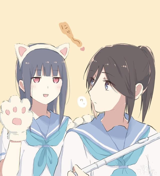 画师画出了和猫咪女儿的日常，作品背后其实是一部京阿尼动画电影-6.jpg