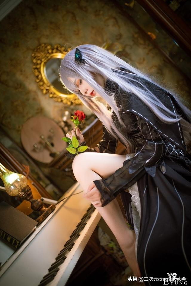 异世界生活艾奇多娜cos，优雅可爱的女神，突破次元壁-4.jpg