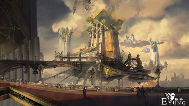 一组场面宏伟画风精致的科幻插画作品欣赏！很有视觉冲击力的作品-1.jpg