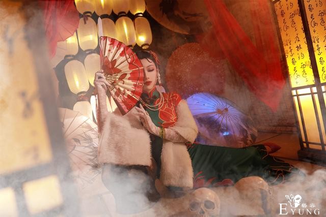 三组国人COSER扮演的手游《第五人格》角色红蝶十三娘！十分传神-1.jpg