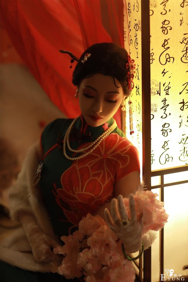 三组国人COSER扮演的手游《第五人格》角色红蝶十三娘！十分传神-4.jpg