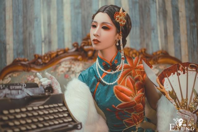 三组国人COSER扮演的手游《第五人格》角色红蝶十三娘！十分传神-8.jpg
