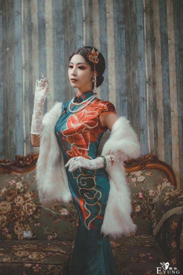 三组国人COSER扮演的手游《第五人格》角色红蝶十三娘！十分传神-12.jpg