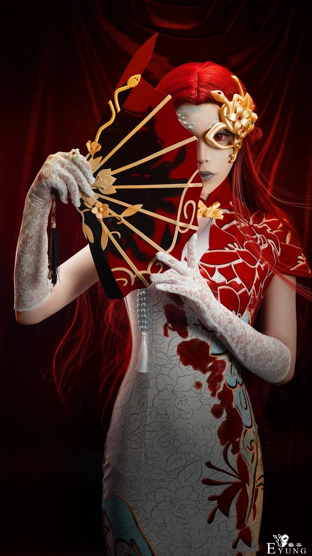三组国人COSER扮演的手游《第五人格》角色红蝶十三娘！十分传神-14.jpg