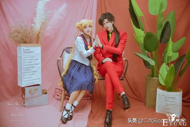 《美少女战士》月野兔&星野光cos，实力养眼，我已经被甜化了-2.jpg
