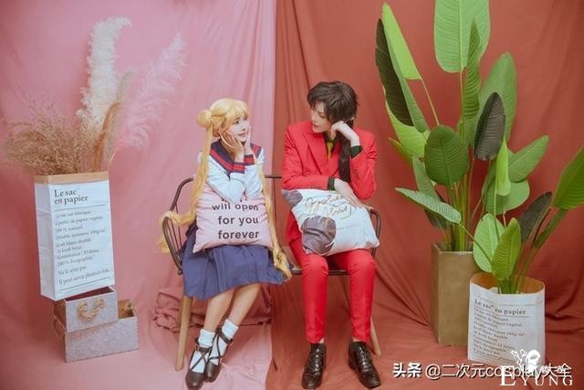 《美少女战士》月野兔&星野光cos，实力养眼，我已经被甜化了-3.jpg