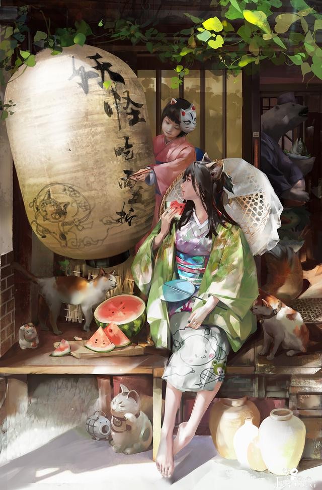 一组不错的国产动漫人物插画作品欣赏！画技优秀风格多样！-3.jpg