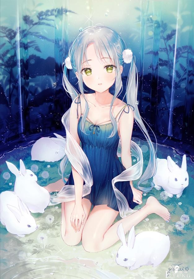 多名韩国插画师绘制的一组动漫人物插画欣赏！造型美型画技出众-9.jpg