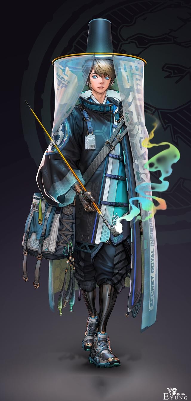 多名韩国插画师绘制的一组动漫人物插画欣赏！造型美型画技出众-13.jpg