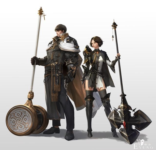 多名韩国插画师绘制的一组动漫人物插画欣赏！造型美型画技出众-20.jpg