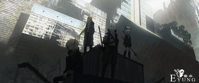 日本作者绘制的风格独特的科幻场景插画作品！画面给人一种压迫感-3.jpg