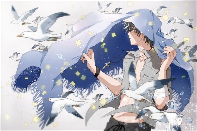 一组非常不错的日本动漫人物插画作品欣赏！造型美型色彩华丽-20.jpg