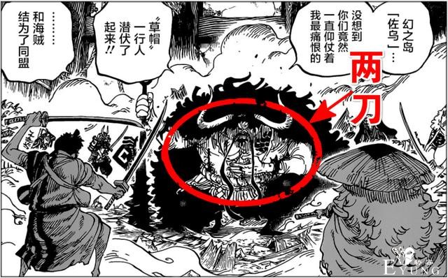 海贼王987：凯多亲口曝出弱点，身中2刀不是事，难怪路飞如此嚣张-2.jpg