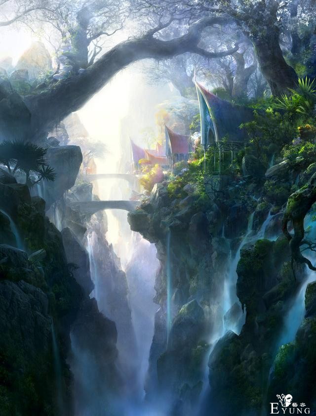 一组非常不错的场景插画作品欣赏！风格多样画面很有视觉冲击力-4.jpg