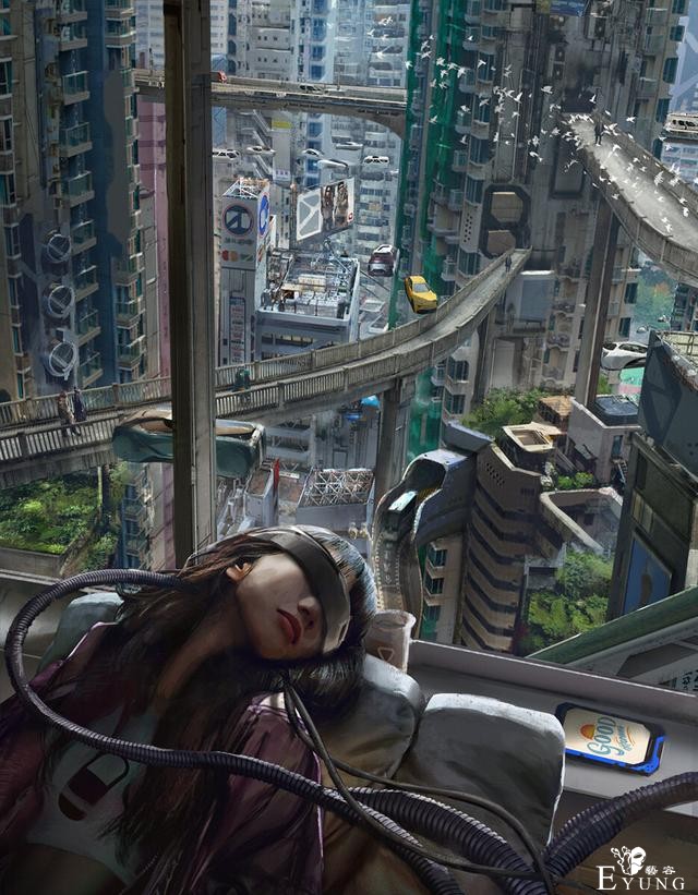 一组非常不错的场景插画作品欣赏！风格多样画面很有视觉冲击力-11.jpg